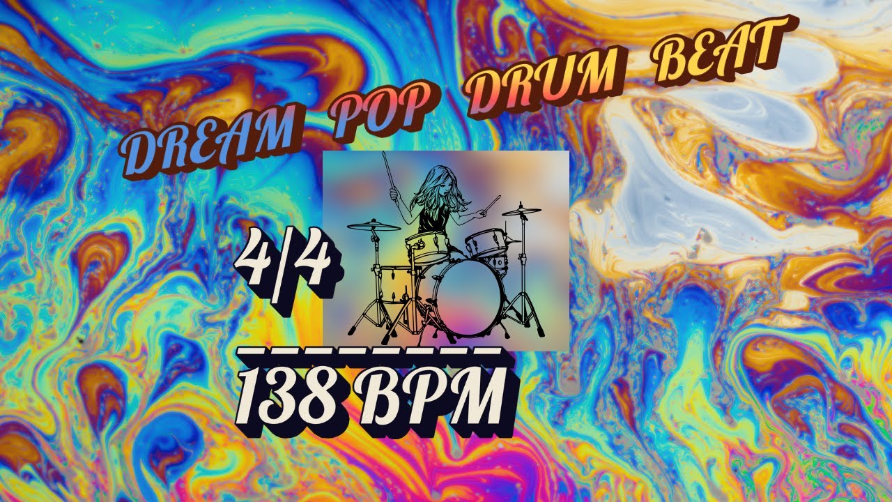 PLAY ALONG: Fun Dream Pop Drum Beat 138 bpm 4/4