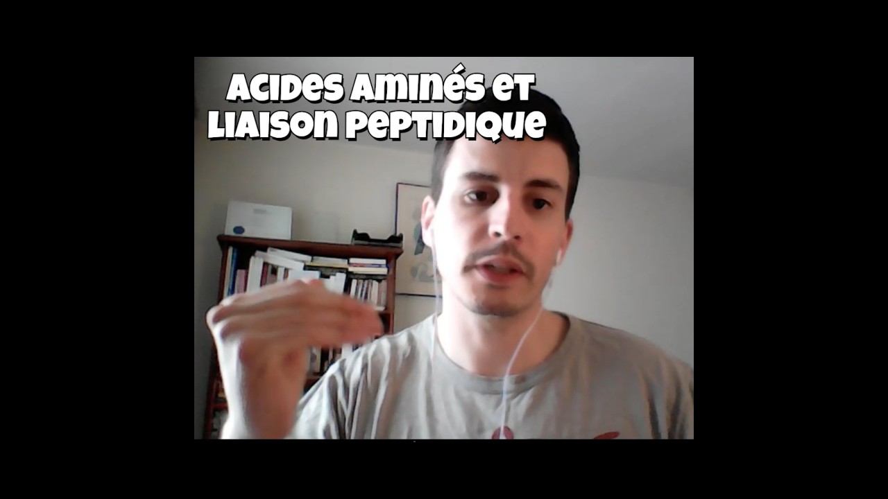 Comprendre les Acides Aminés et la Liaison Peptidique, peptides, protéines - Biochimie Bio PASS LAS