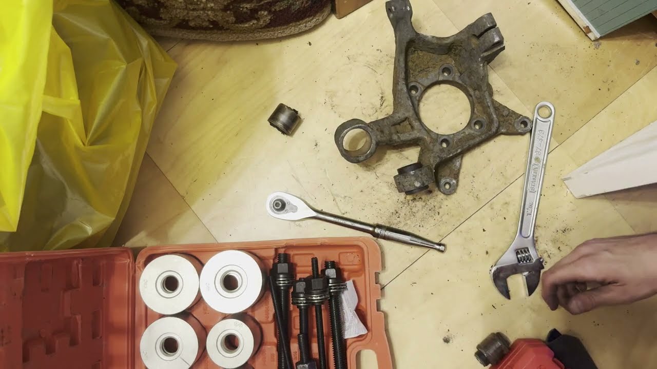 How to Remove Bushings from a Subaru Knuckle/Spindle (No Install, Removal Only)