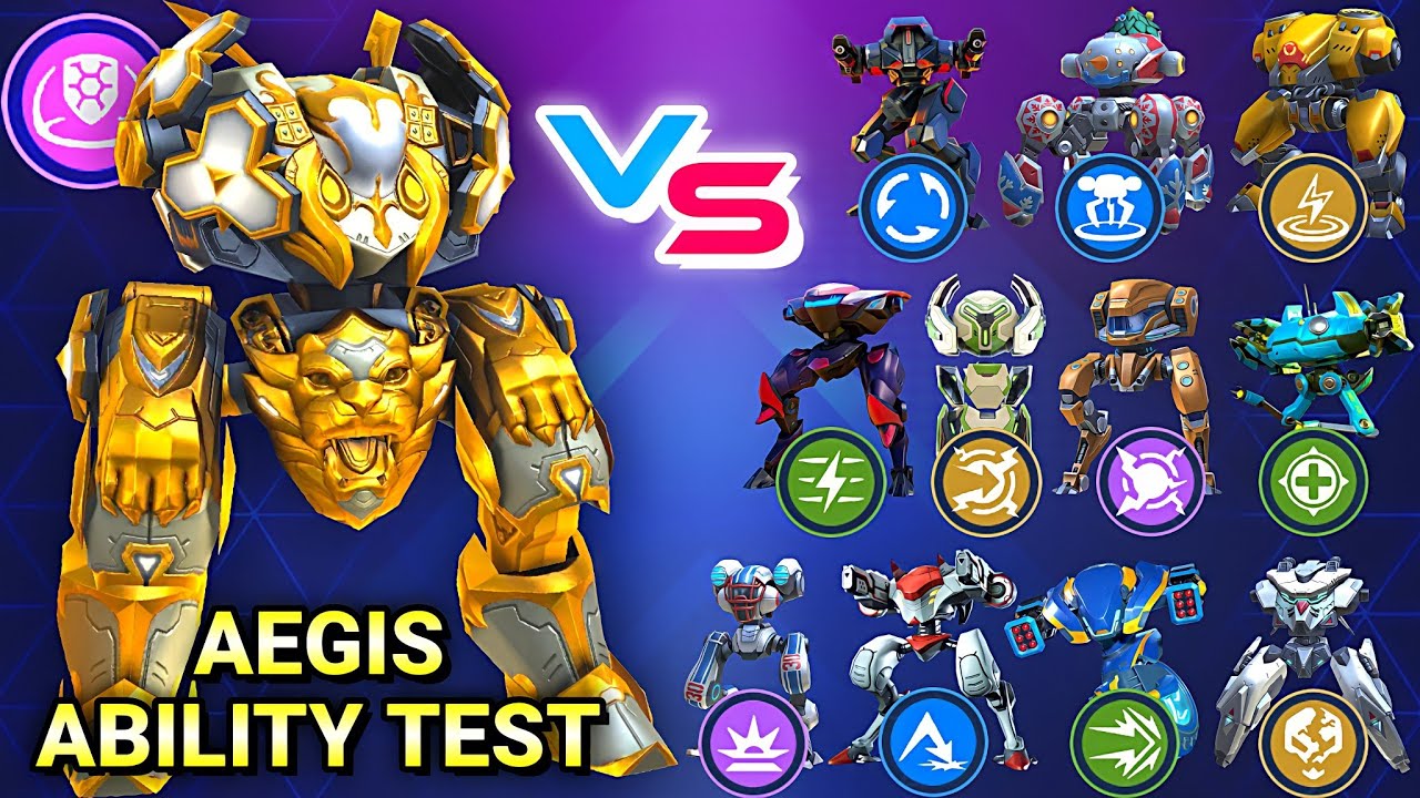 Aegis Ability Test vs All Mechs - Mech Arena