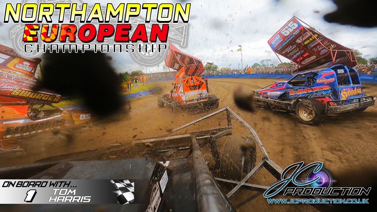 BriSCA F1 2024 European championship on board #1 forward cam!