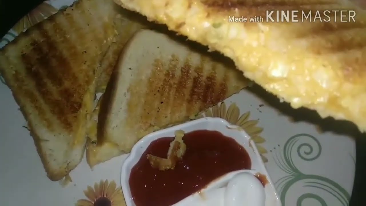 Veg Grilled Sandwich Recipe@KhanaPeenawithaarchiis