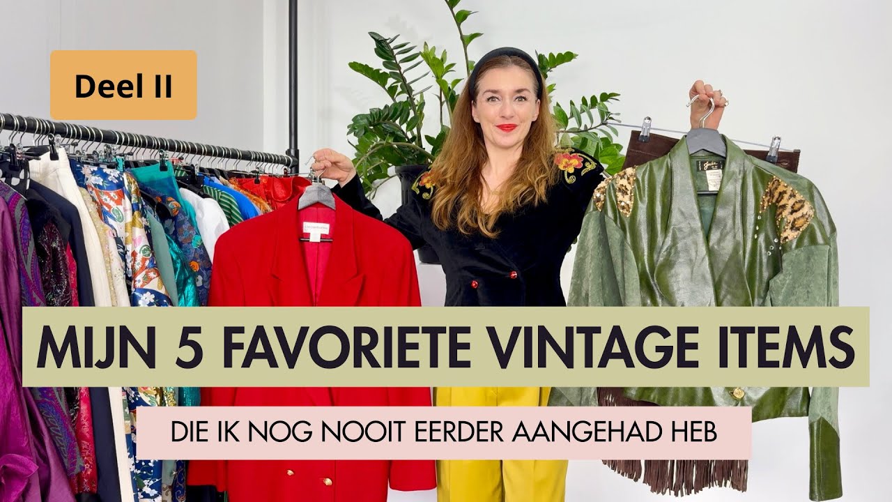 We Stylen 5 Van Mijn Favoriete Vintage Items Die Ik Nog Nooit Gedragen Heb. DEEL II