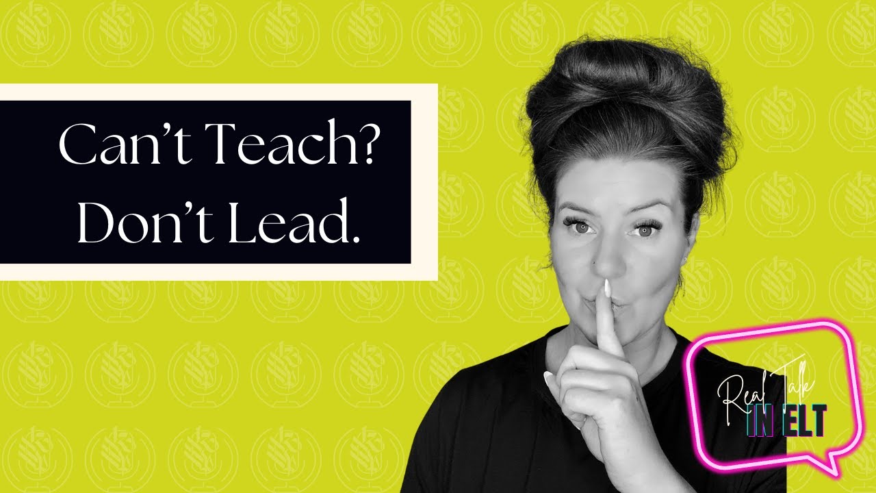 If You Can’t Teach, Should You Be Running a School