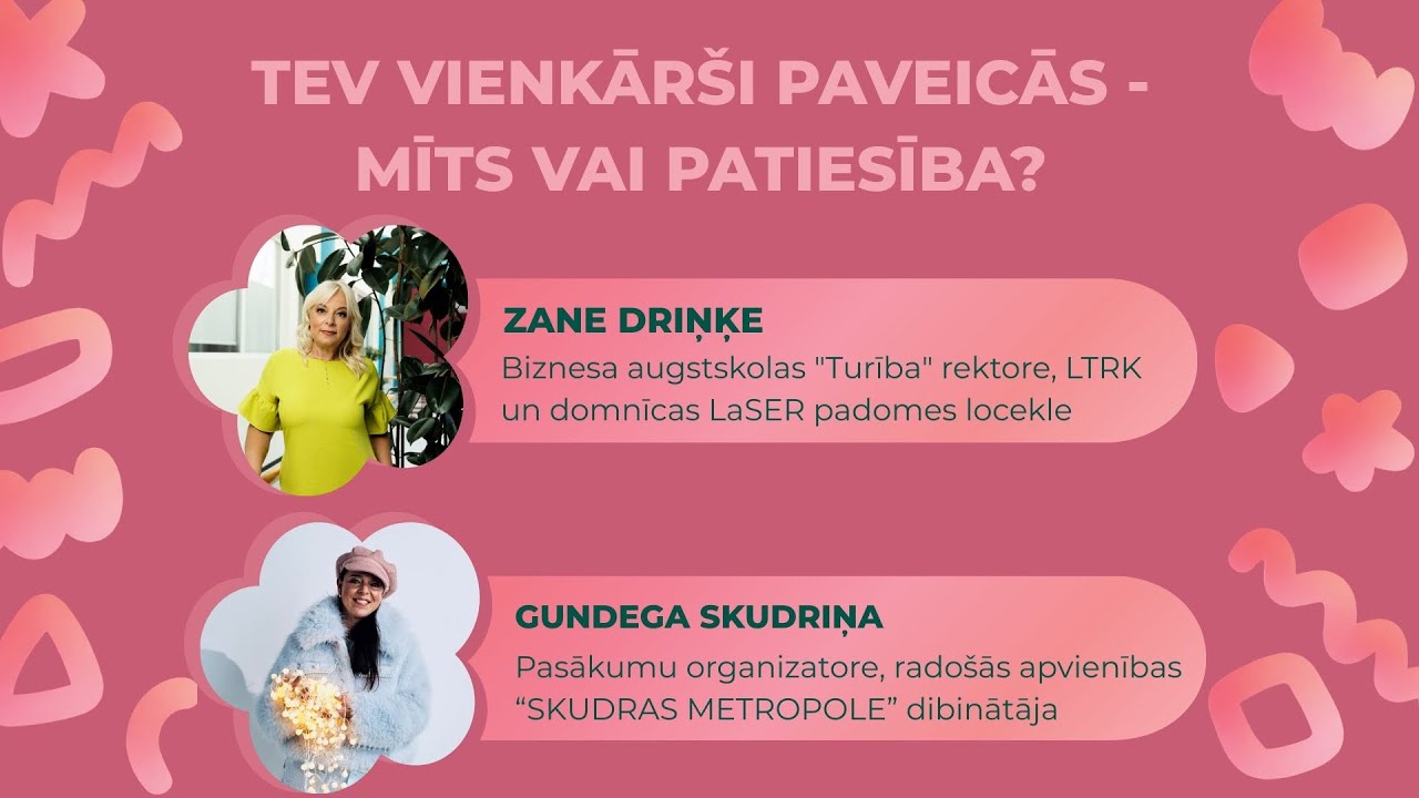 ROSINĀTAVA’26 | Diskusija “Tev vienkārši paveicās – mīts vai patiesība?”