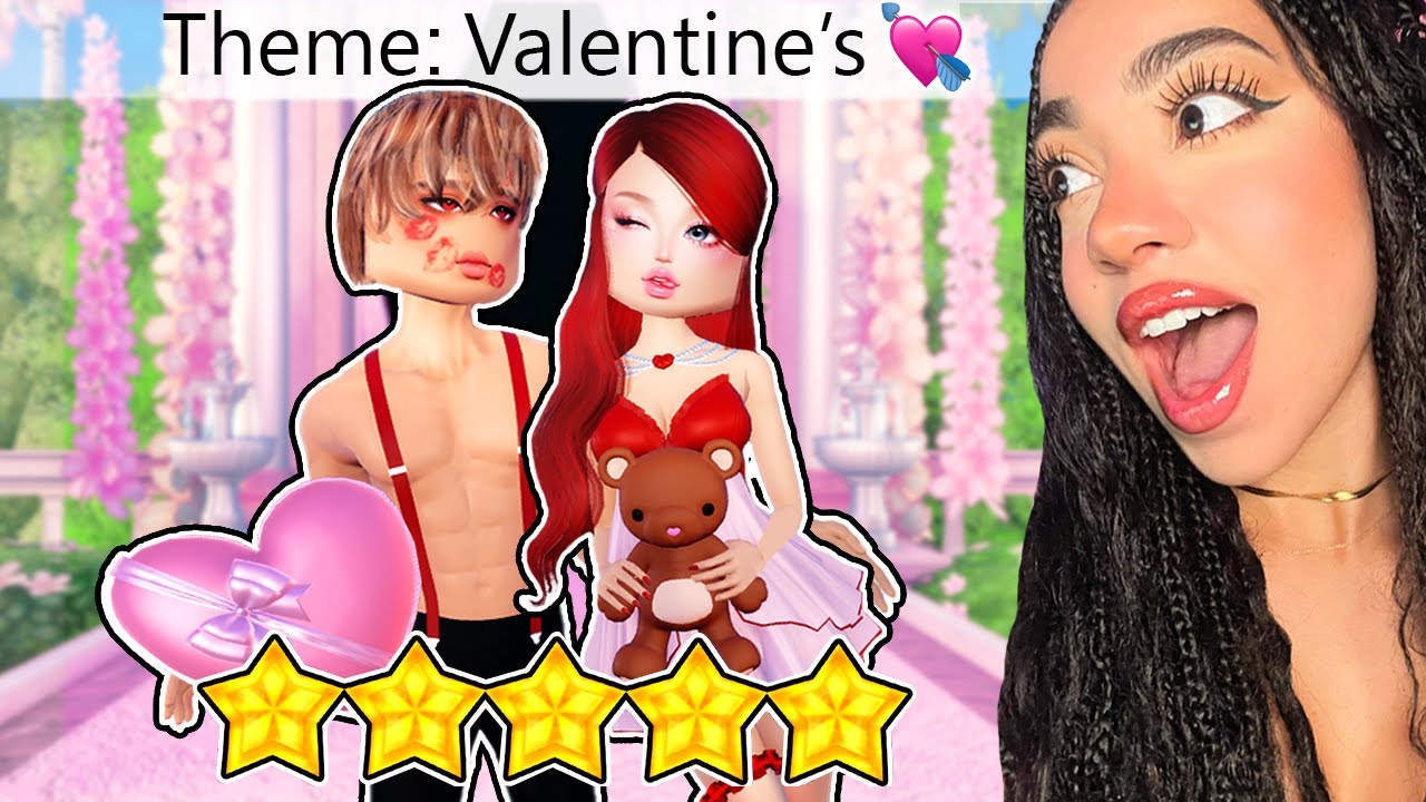 Buying VALENTINES DUO Themes In Dress To Impress With My BOYFRIEND!