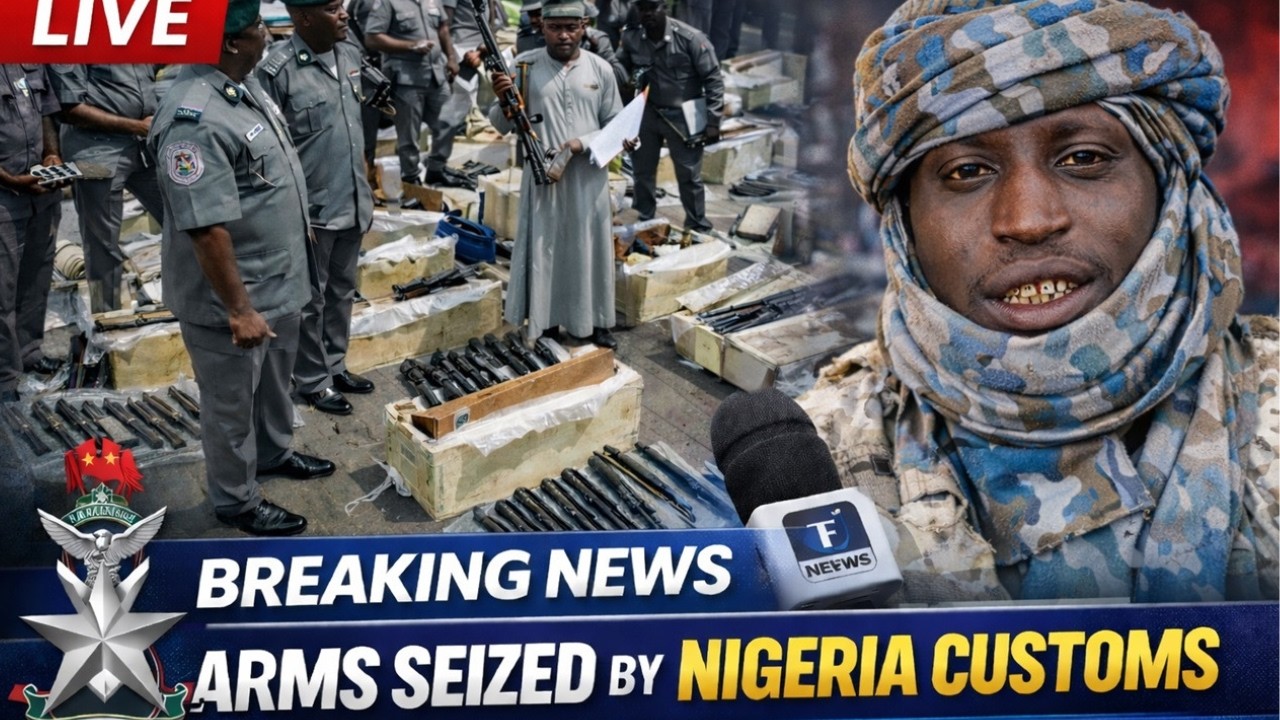 BREAKING NEWS‼️ Nigeria Customs Seizes Weapons Allegedly Linked to Bello Turji