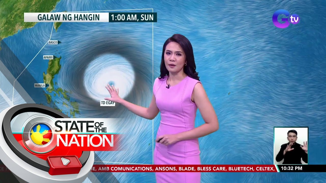 Bagyong Egay Updates | SONA