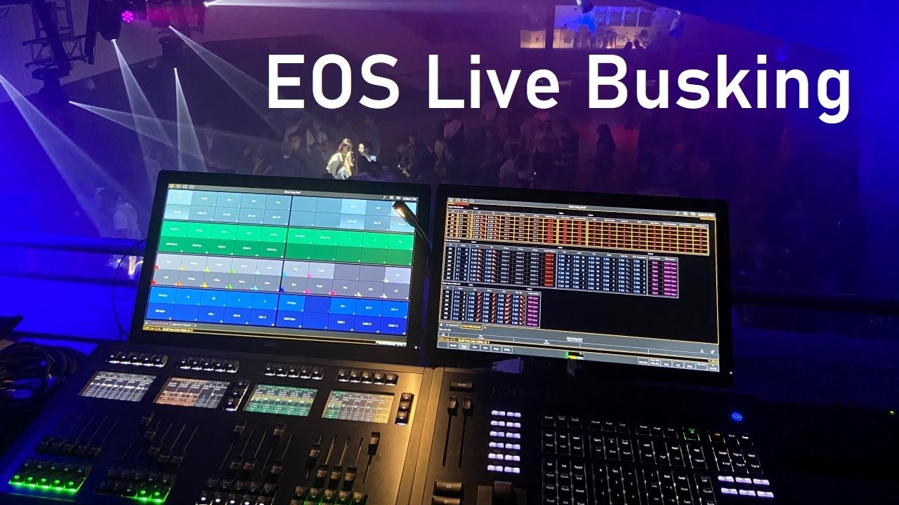 My Last Busking Setup Explained | FOH View | ETC EOS