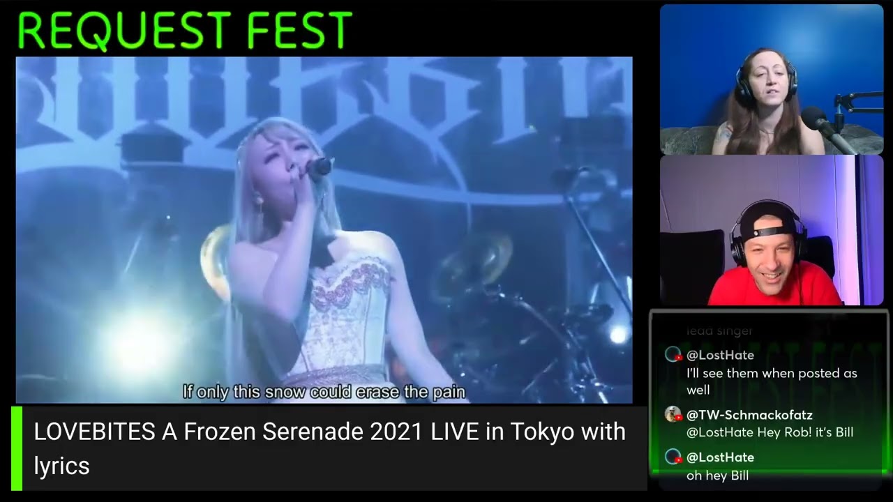 LOVEBITES A Frozen Serenade 2021 LIVE in Tokyo with lyrics [REACTION]