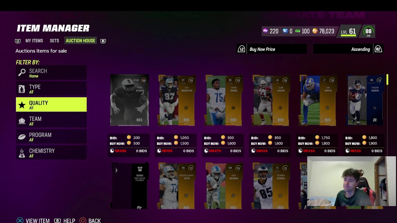 MUT 23 Weekend League gameplay (4-1) + NEW Market update