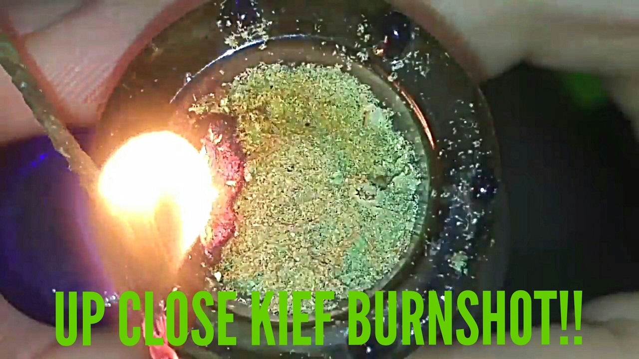 Up Close Kief Burnshot!!