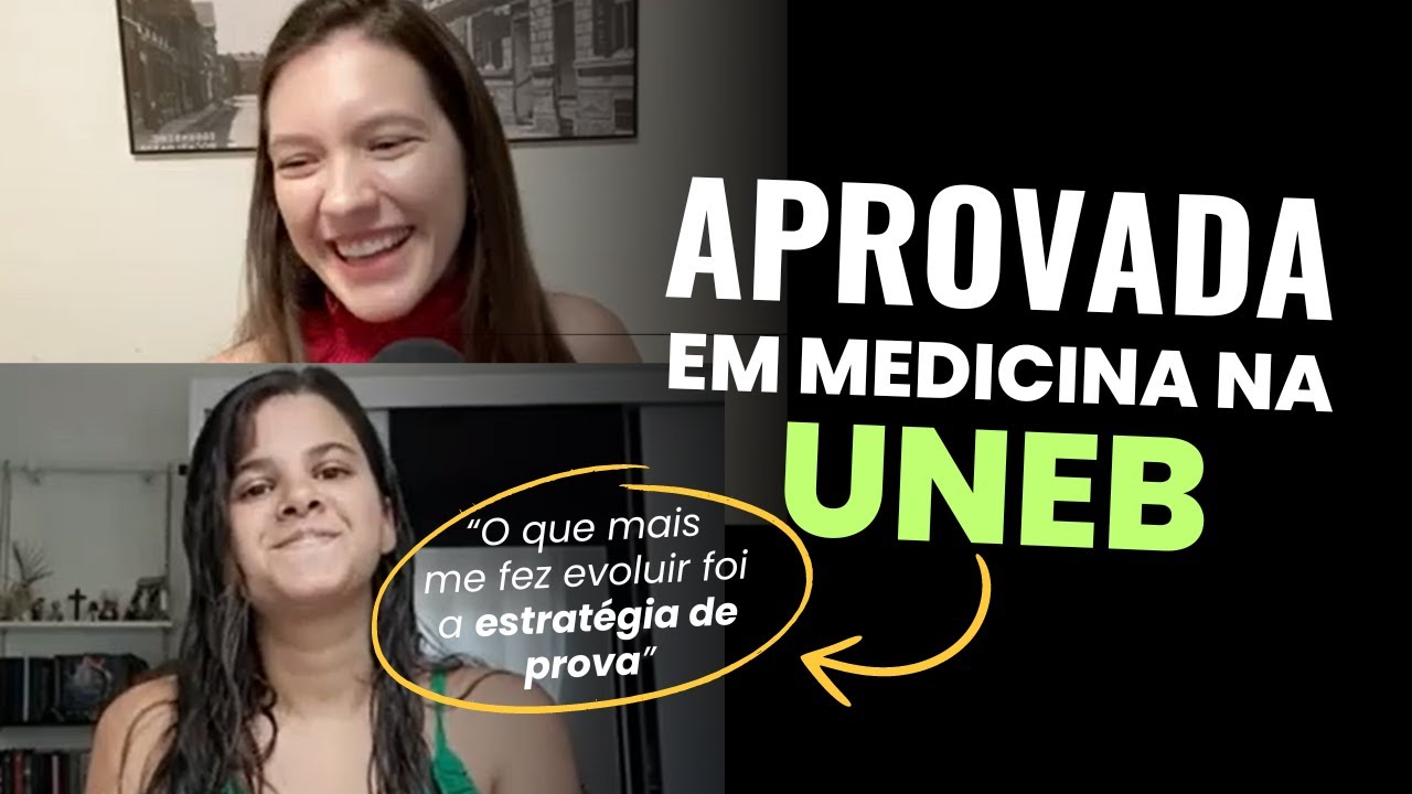Aprovada em MEDICINA NA UNEB fala sobre como EVOLUIU A NOTA 🎓