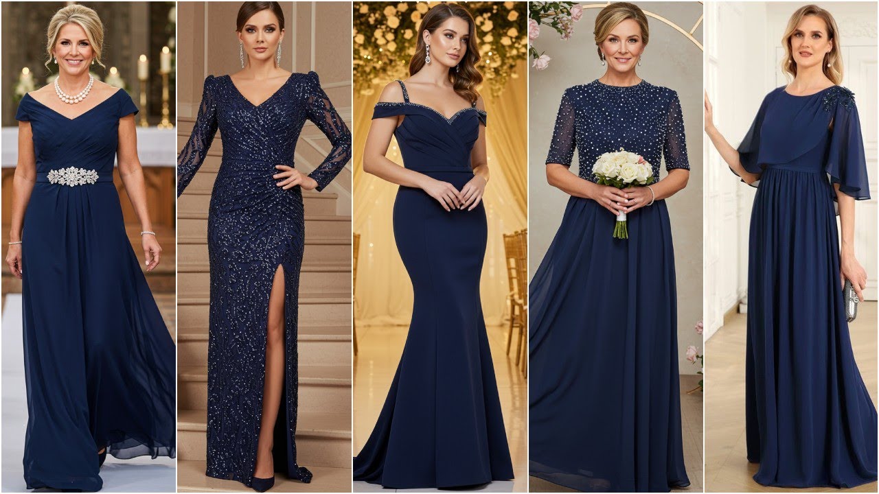 Stylish Navy Dresses for Mother of the Bride & Groom – Top 100 Picks!