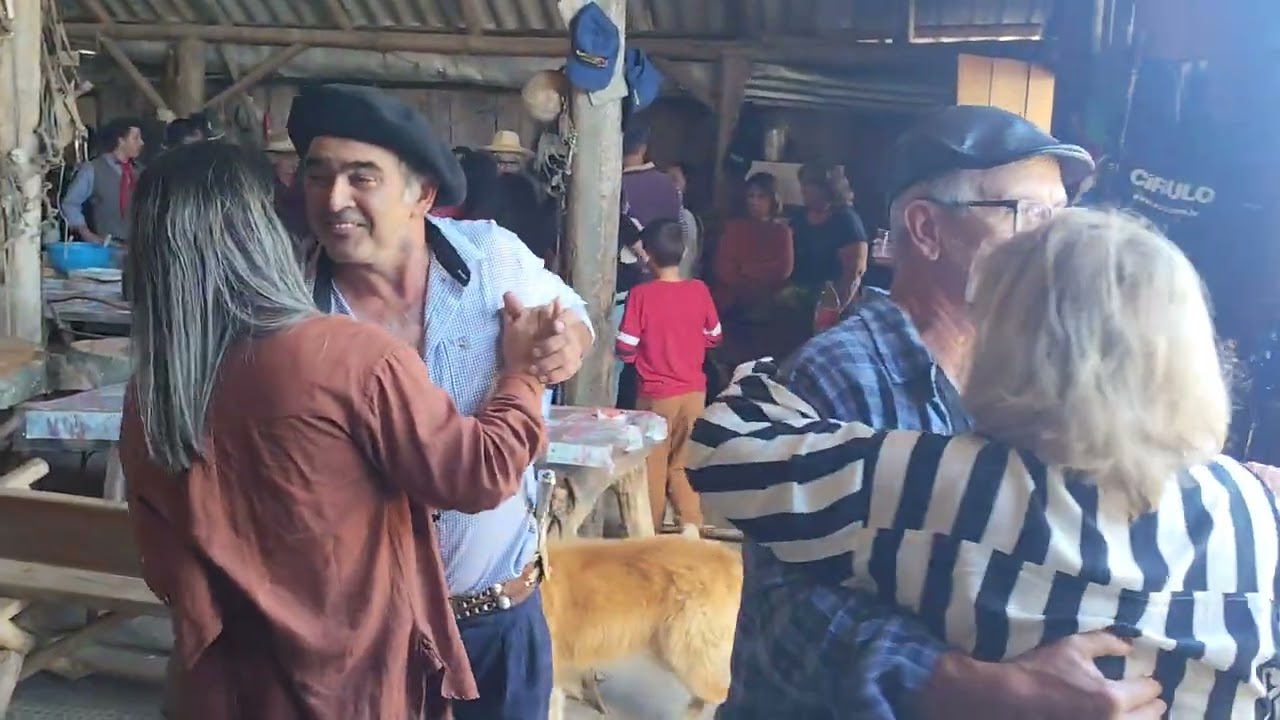 Comemoração do aniversário de 74 anos do Tropeiro Caginho, com Parceiros do Campo, em Mostardas 