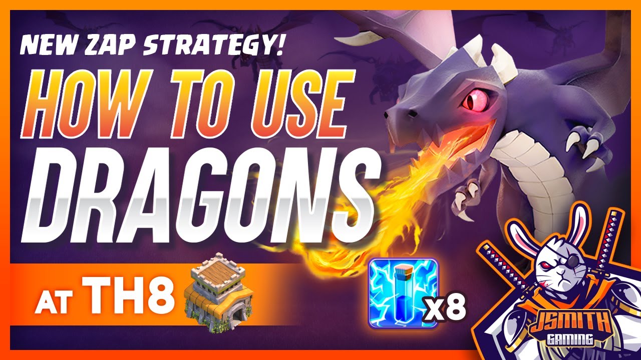 DRAGONS ARE BROKEN AT TH8 | BEST Dragon Attack Strategy Town Hall 8 | How To Use Dragons