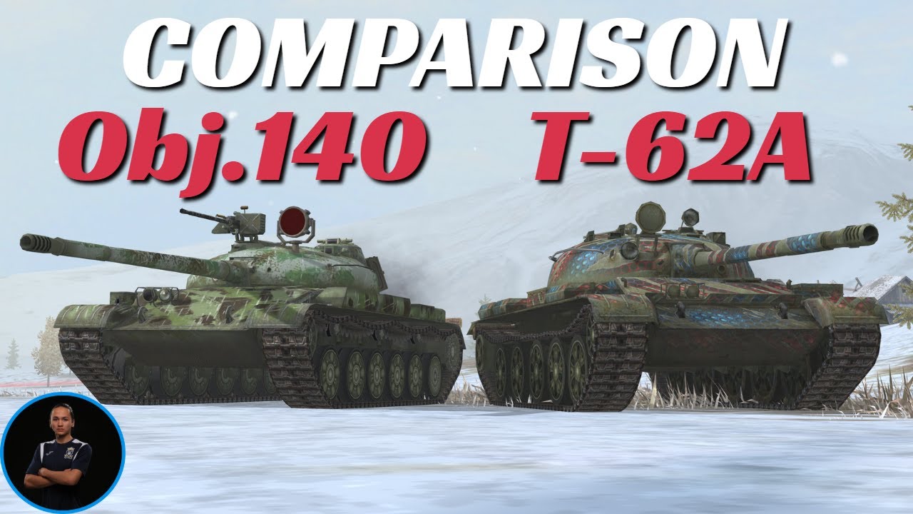 Obj.140 VS T-62A | WoT Blitz