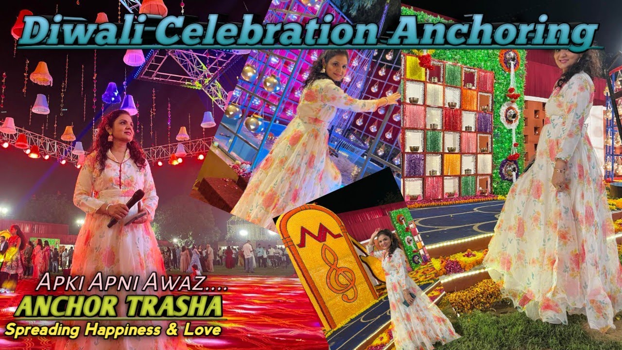 Diwali Fest 2025 Anchoring | Anchoring In Diwali Celebration | How to Anchor a Diwali Event | Trasha