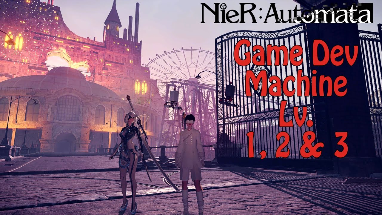 How to Complete the Quests Game Dev Machine Lv.1, 2 & 3 - NieR Automata (PC)