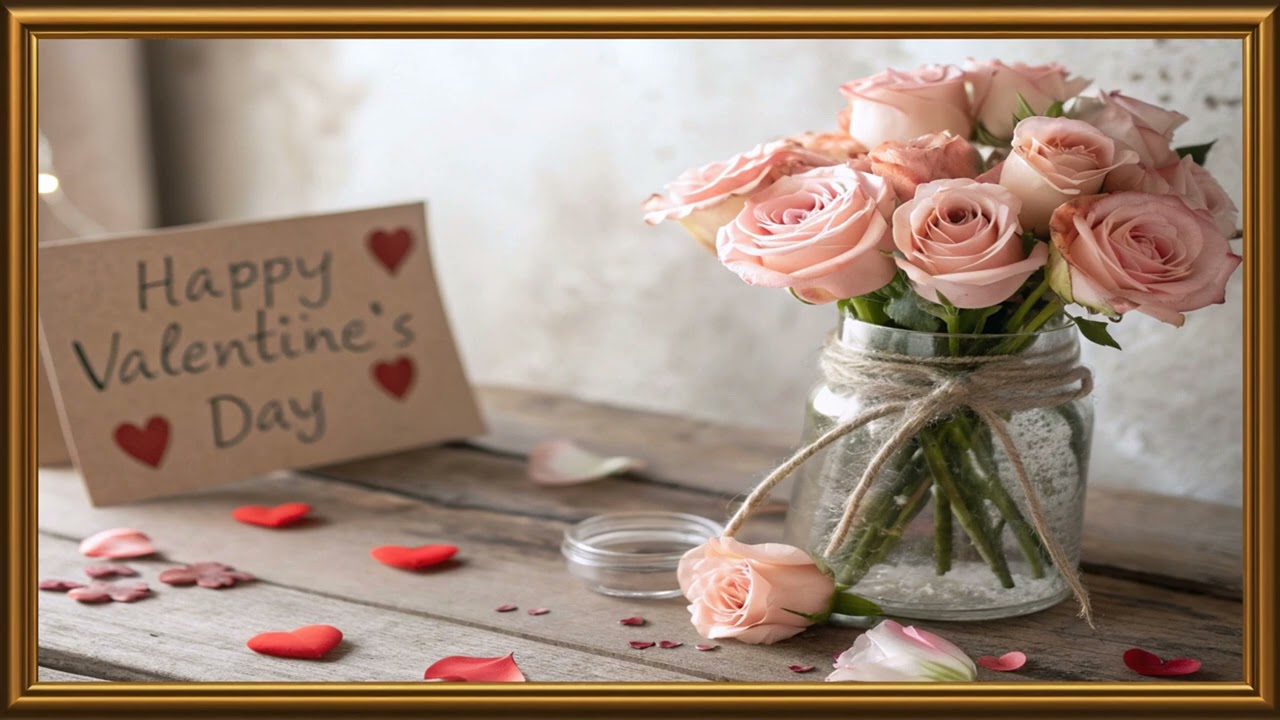 Happy Valentine Day | TV Frame | 2 Hours | @tvframeart9