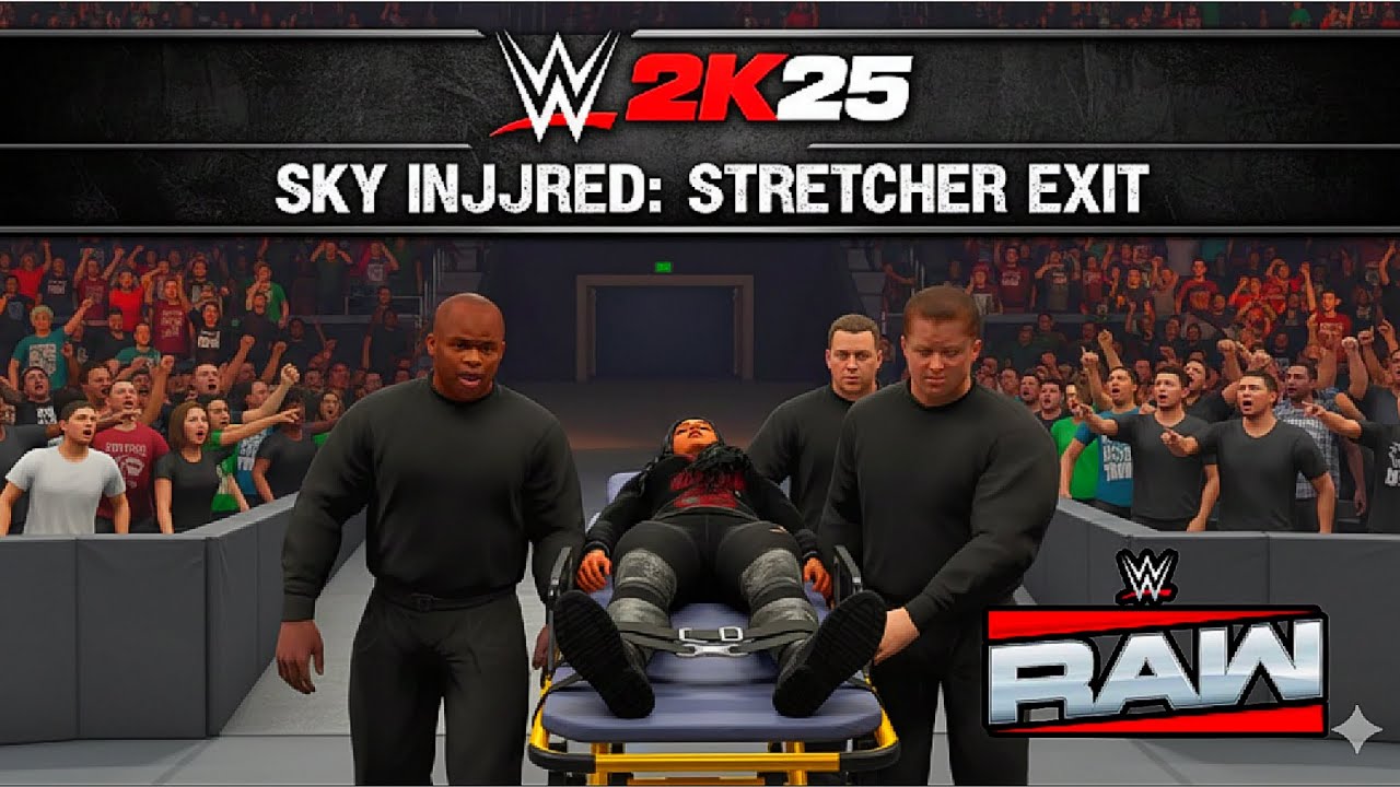 Wwe 2k25 universe mode Ep 52 Sky gets injured 