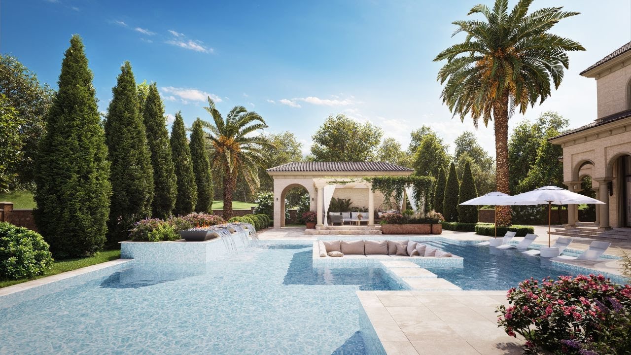 Spring into Luxury Pool Tile & Outdoor Living Trends for the Season