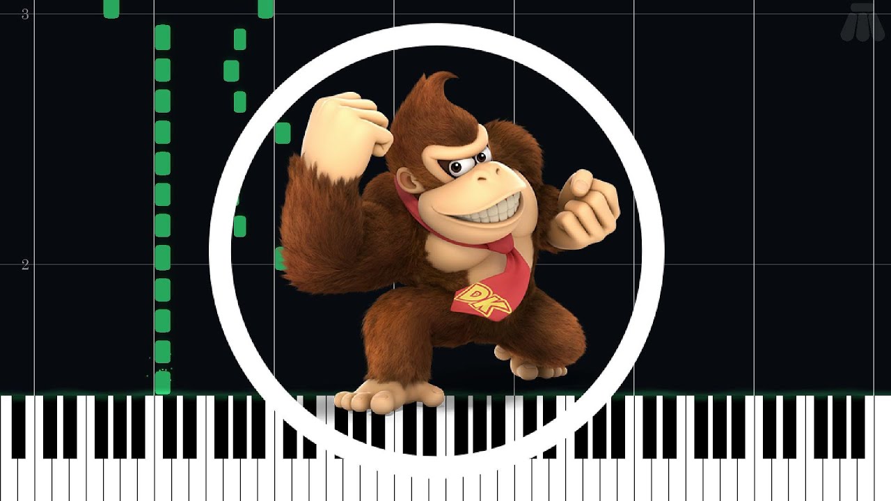 Frantic Factory (Production Room) - Donkey Kong 64 - Intermediate Piano Tutorial