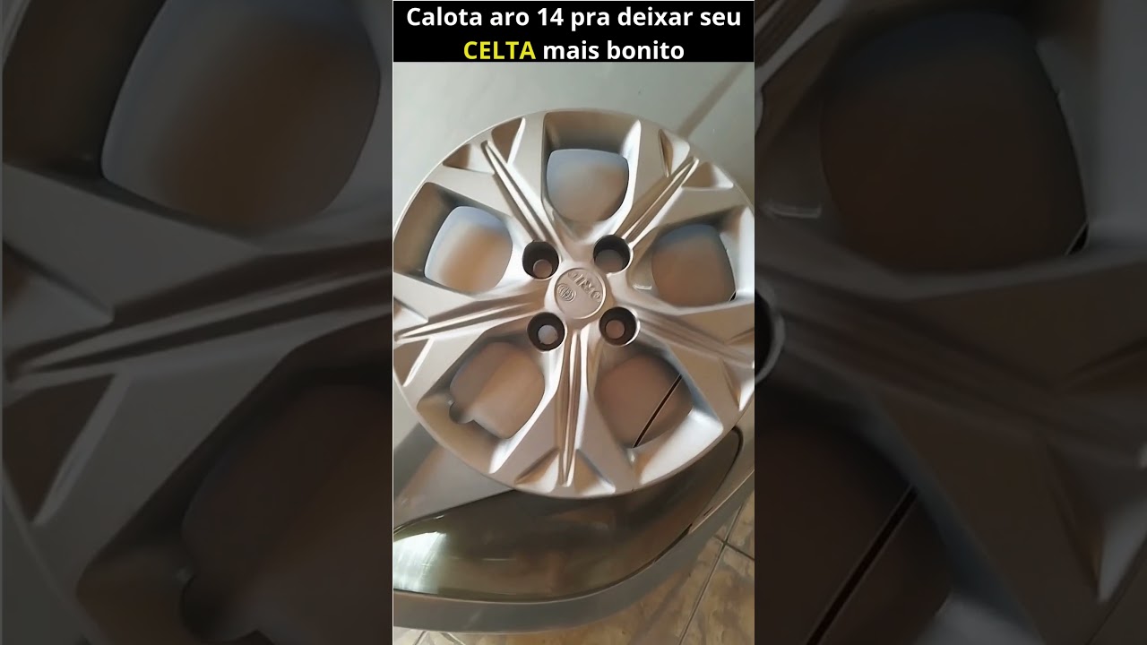Calota aro 14 no aro 13 do Celta#celtarebaixado #celta #automobile