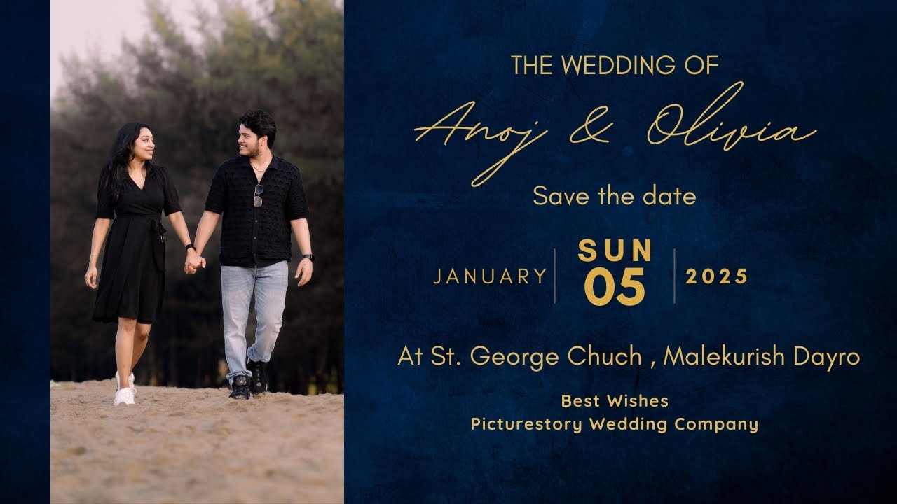 Wedding Ceremony | Anoj & Olivia | 05.01.2025 | Sunday | 3 PM | Picturestory Wedding Company