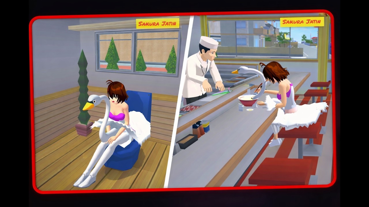 Rina Tiba-Tiba Buang Air Saat Menari Balet & Setelah Makan Sushi! 😱 | Sakura School Simulator
