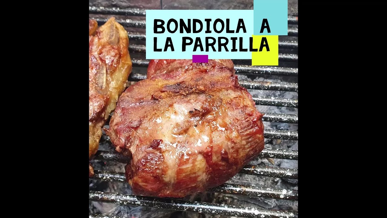 Bondiola a la Parrilla Riquisima Fácil y Rápido