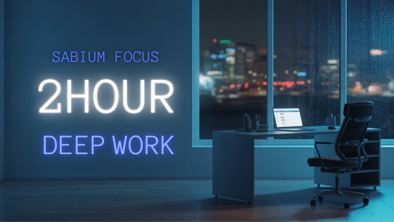 2 Hour Deep Focus Music for Work & Study | Ambient Productivity Mix