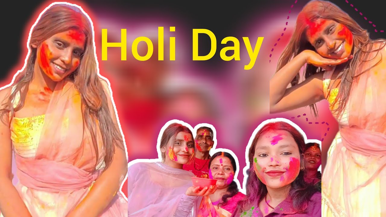 Holi vlog 2026🌈 .my holi celebrations
