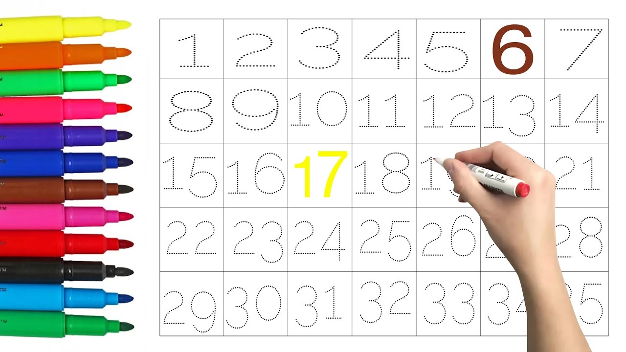 123456789 Учимся считать 123456789 | Класс Виджая по грифельной доске