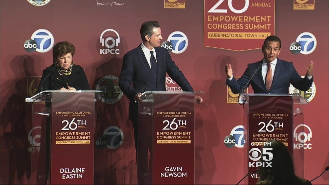 California Gubernatorial Candidates Face Off At Town Hall