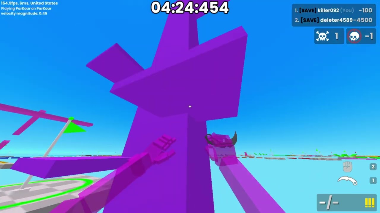 Kour.io parkour is slowly changing