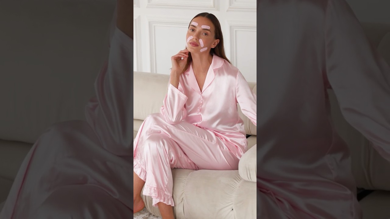 The key to that signature Skin Gym sculpt? Using our Face Tape to lift and firm skin! #facetape