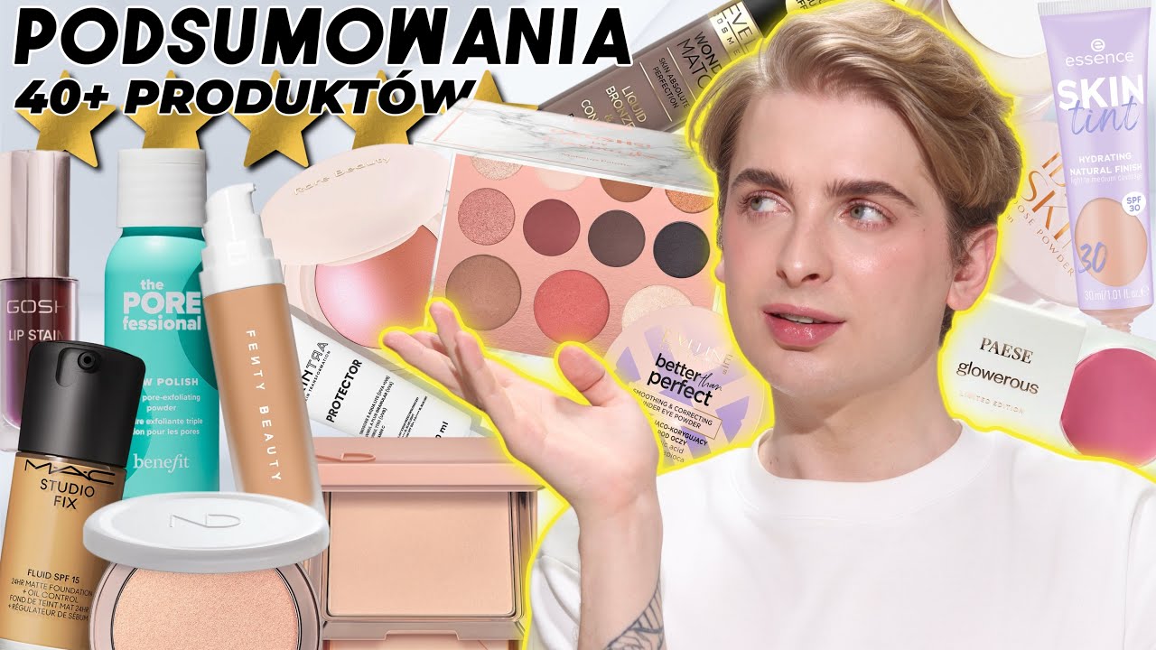 SZYBKIE RECENZJE | Podsumowanie PONAD 40 kosmetyków, które przetestowałem w zeszłym miesiącu! S02E04