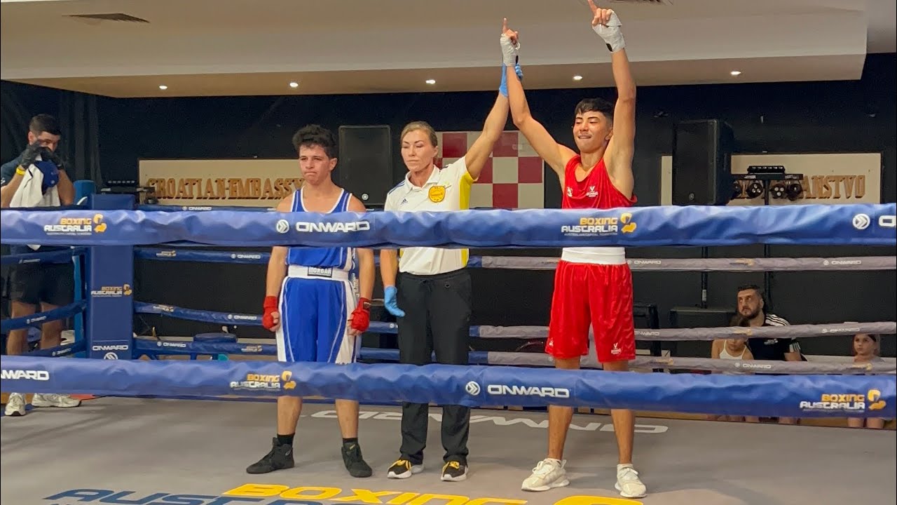 I won my first amateur fight by KO