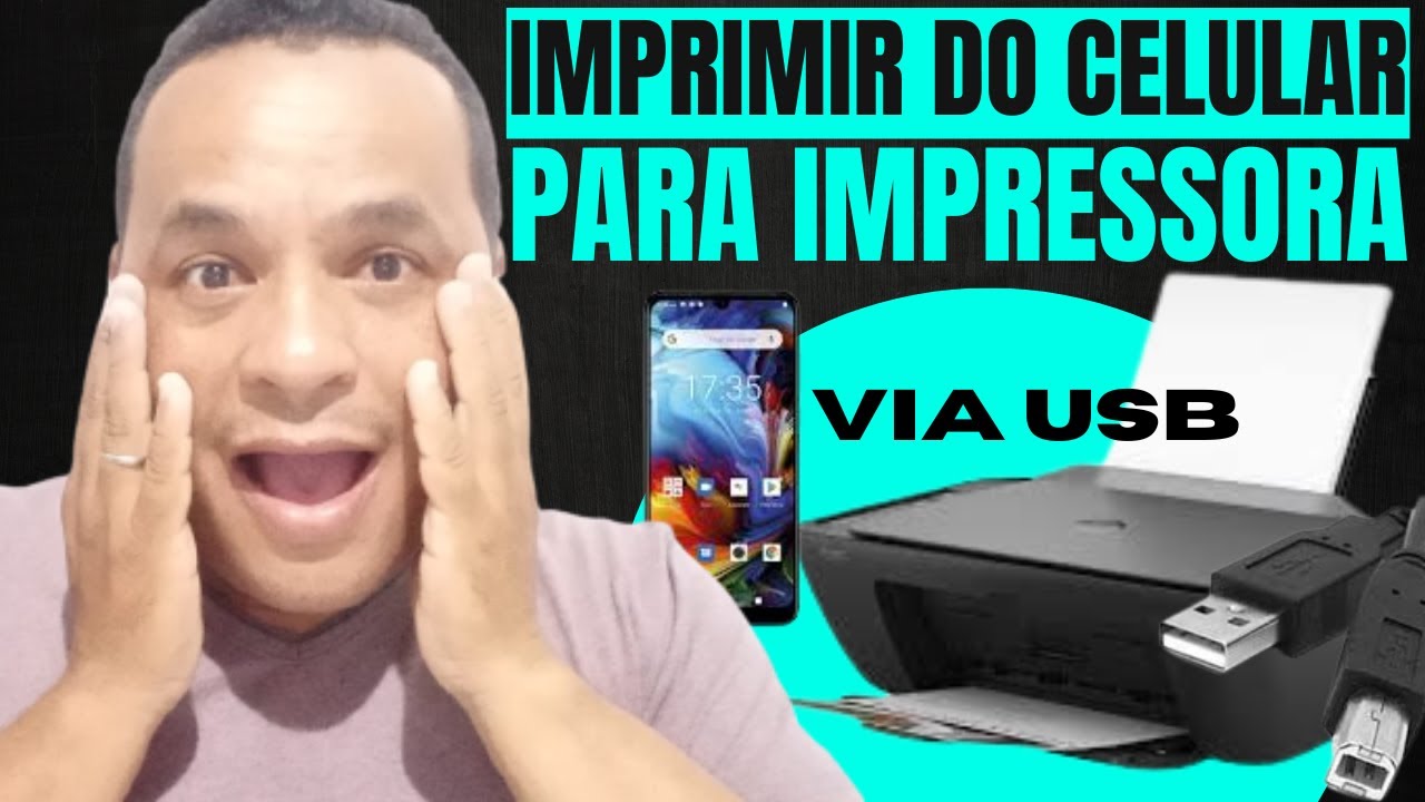 Como imprimir do celular para impressora com cabo USB