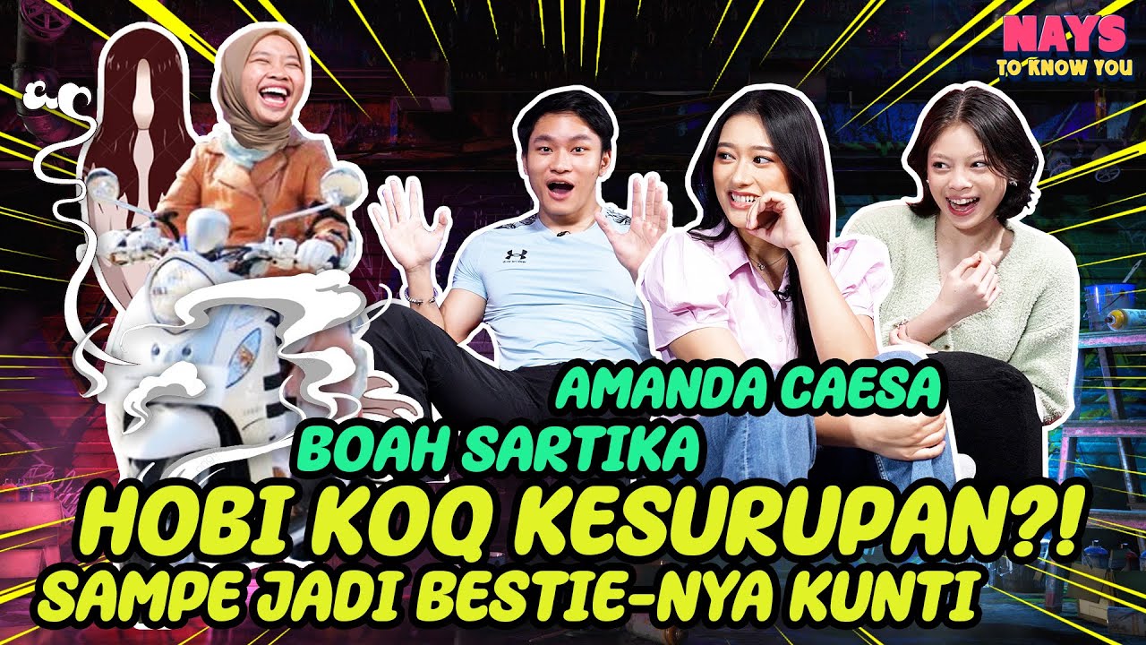 BOAH GAK ADA OBATNYA KESURUPAN TERUS, SATU STUDIO KETAKUTAN! Amanda Caesa - Azka - Nada
