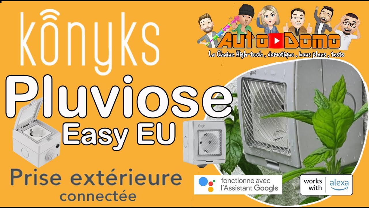 Konyks 🇲🇫 prise pluviose easy EU - comment connecté votre prise exterieure facilement