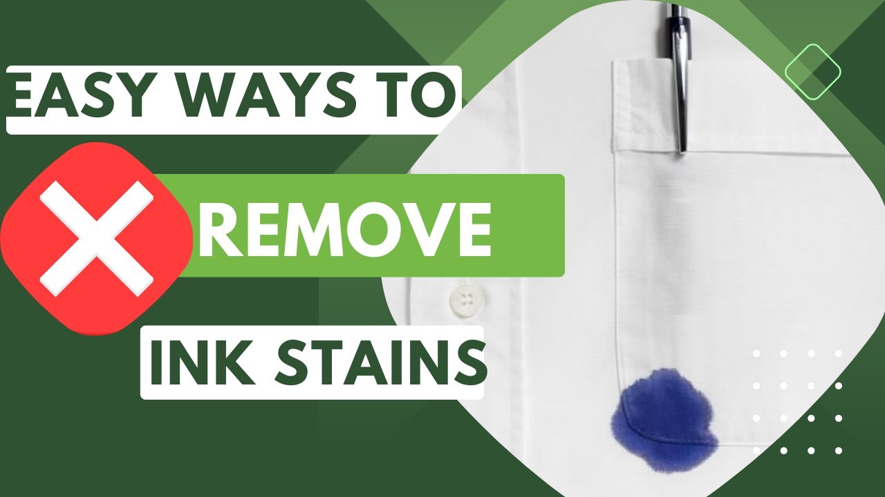 Easy Ways to Remove Ballpoint Ink from Clothes