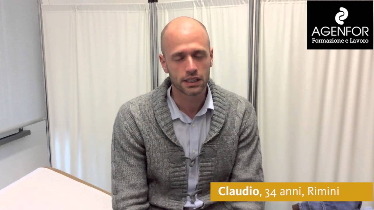 Claudio ha trovato lavoro grazie a un corso OSS Agenfor. #storiedioss