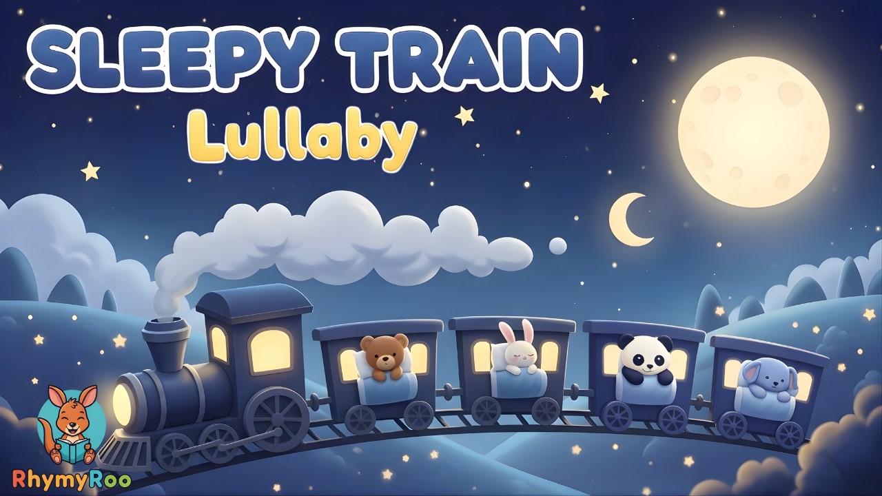 Sleepy Train Lullaby | + More Dreamland Train Lullabies | RhymyRoo