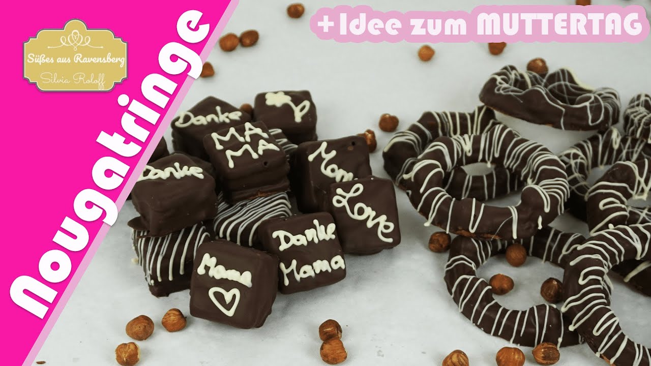 Nougatringe - leckere Nougatringe selber machen + Muttertags Törtchen (gleiches Rezept!) 👩‍🍳💕