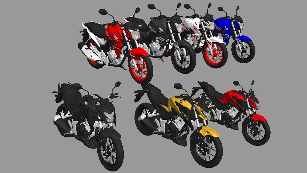 PACK DE HONDA TWISTER 250 E 300F SO DFF PARA GTA SA ANDROID E PC