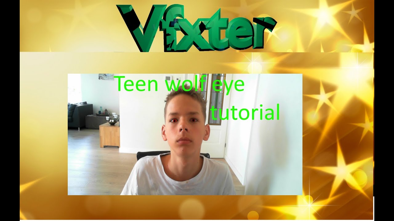 Teen wolf eye effect tutorial!