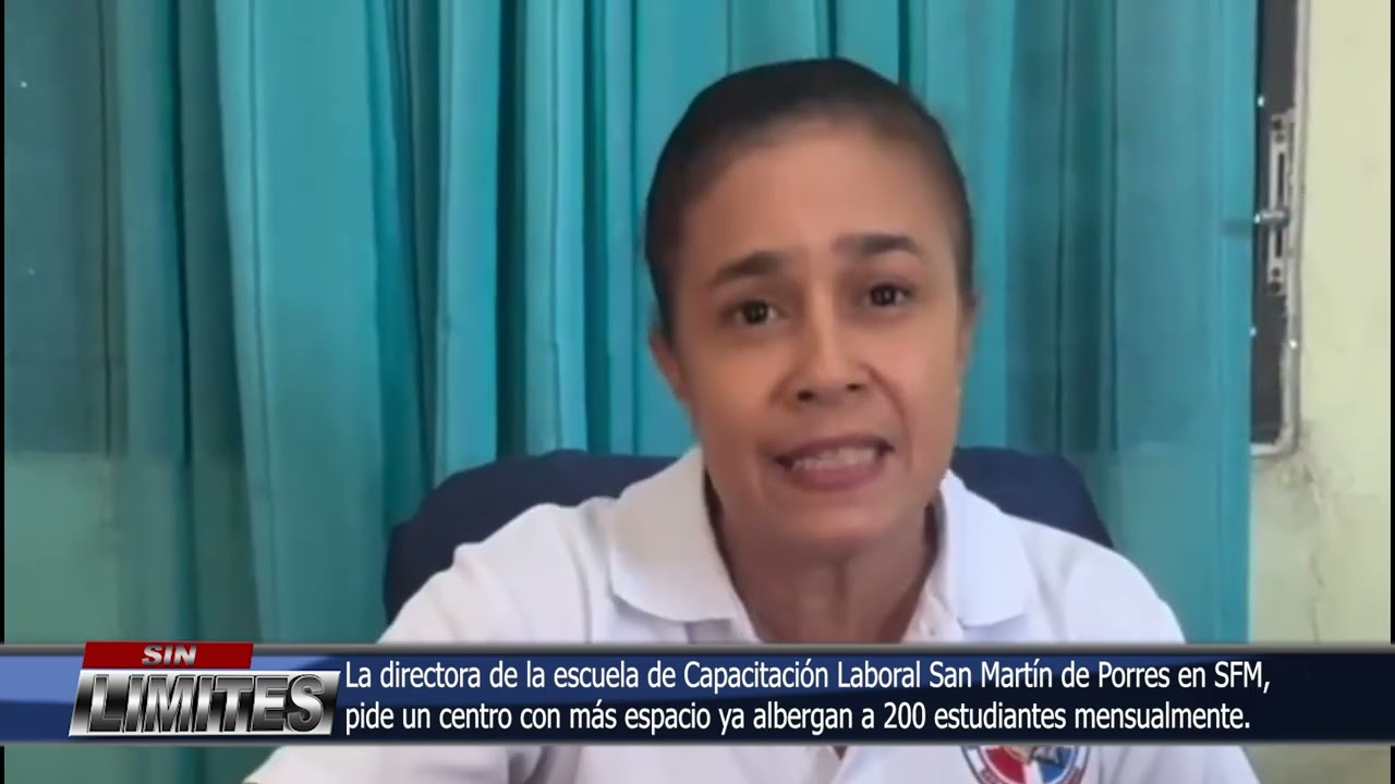 La directora de la escuela de Capacitación Laboral San Martín de Porres en SFM, pide a las autoridad