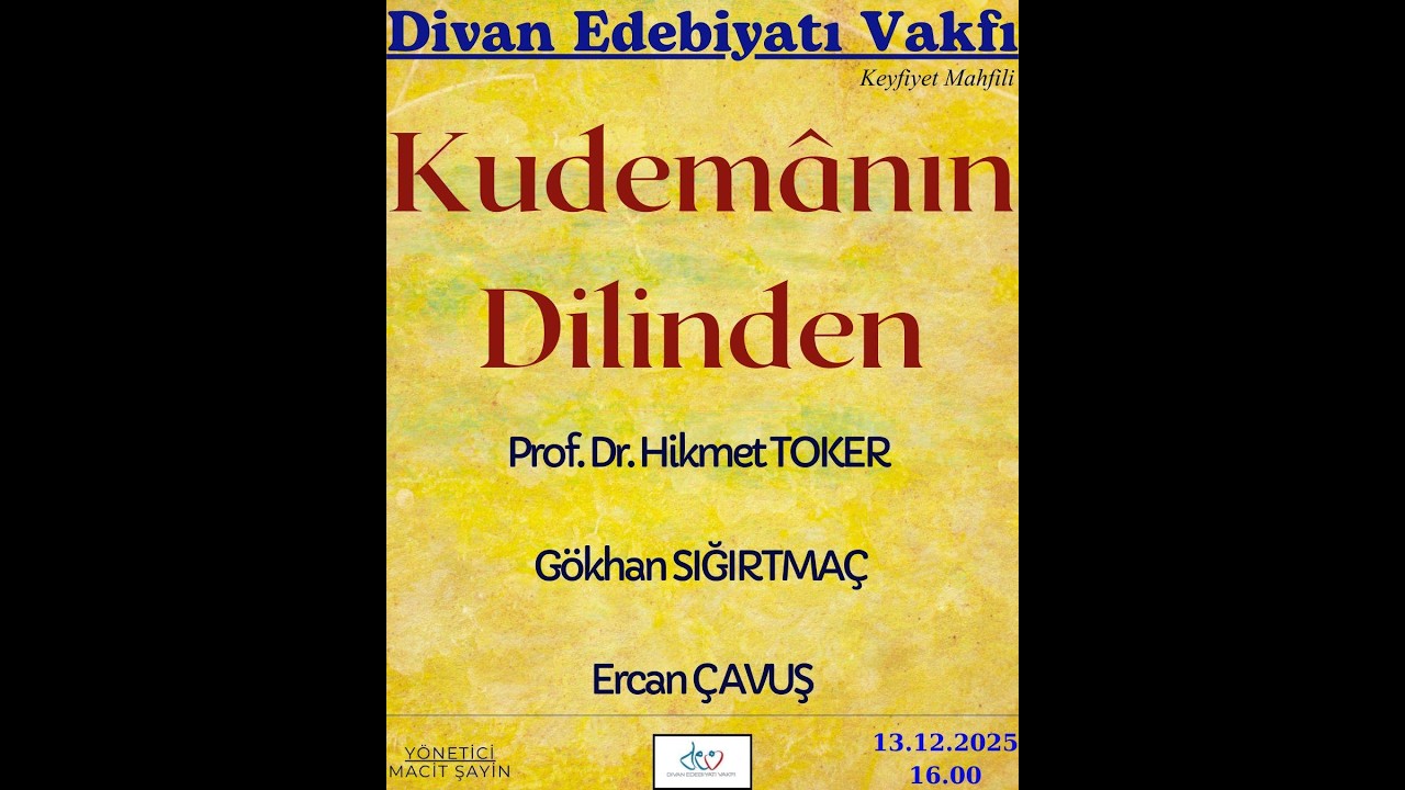 Kudemânın Dilinden - Prof. Dr. Hikmet TOKER- Gökhan SIĞIRTMAÇ- Ercan ÇAVUŞ